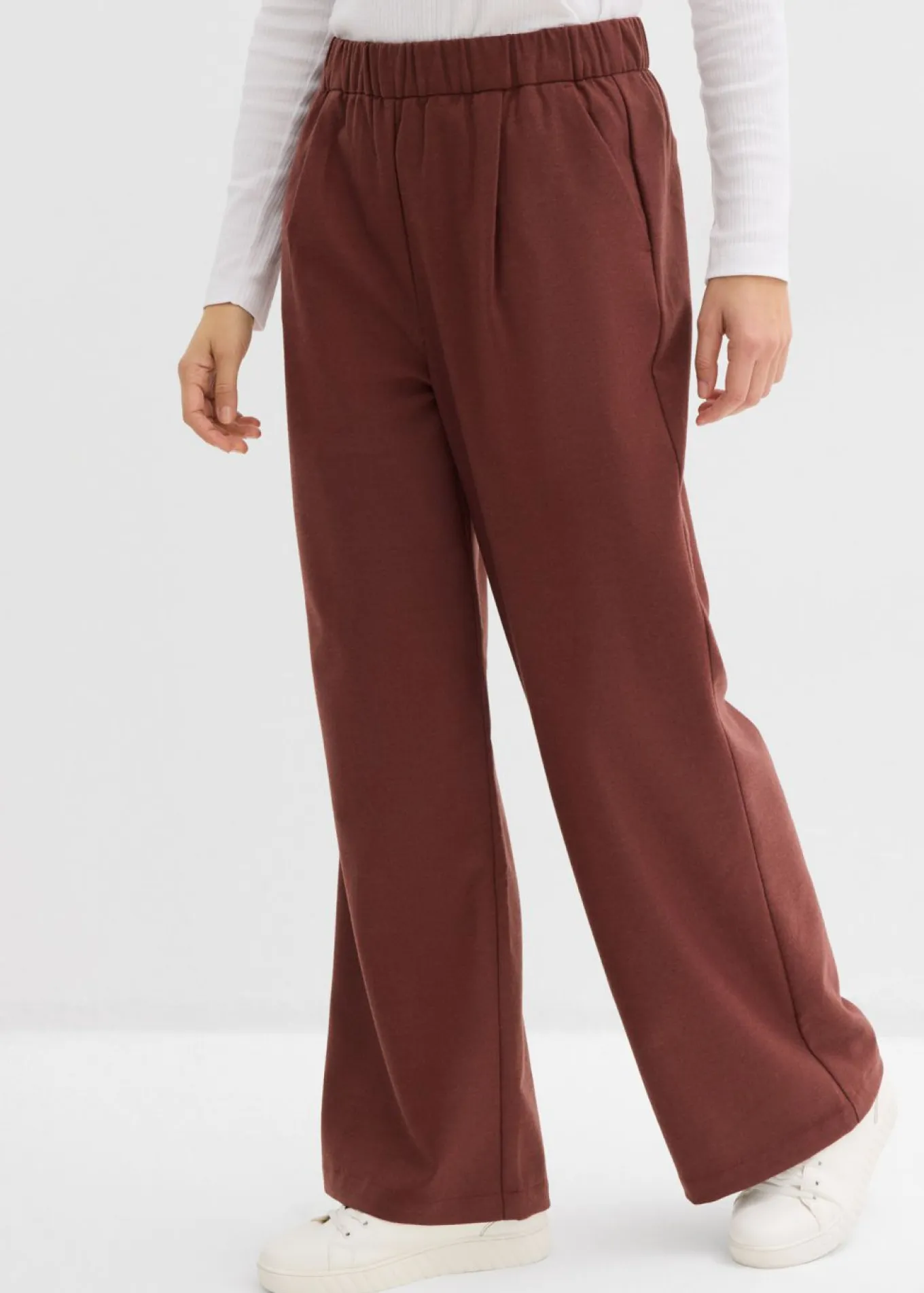 Pantalón Marlene con aspecto de lana