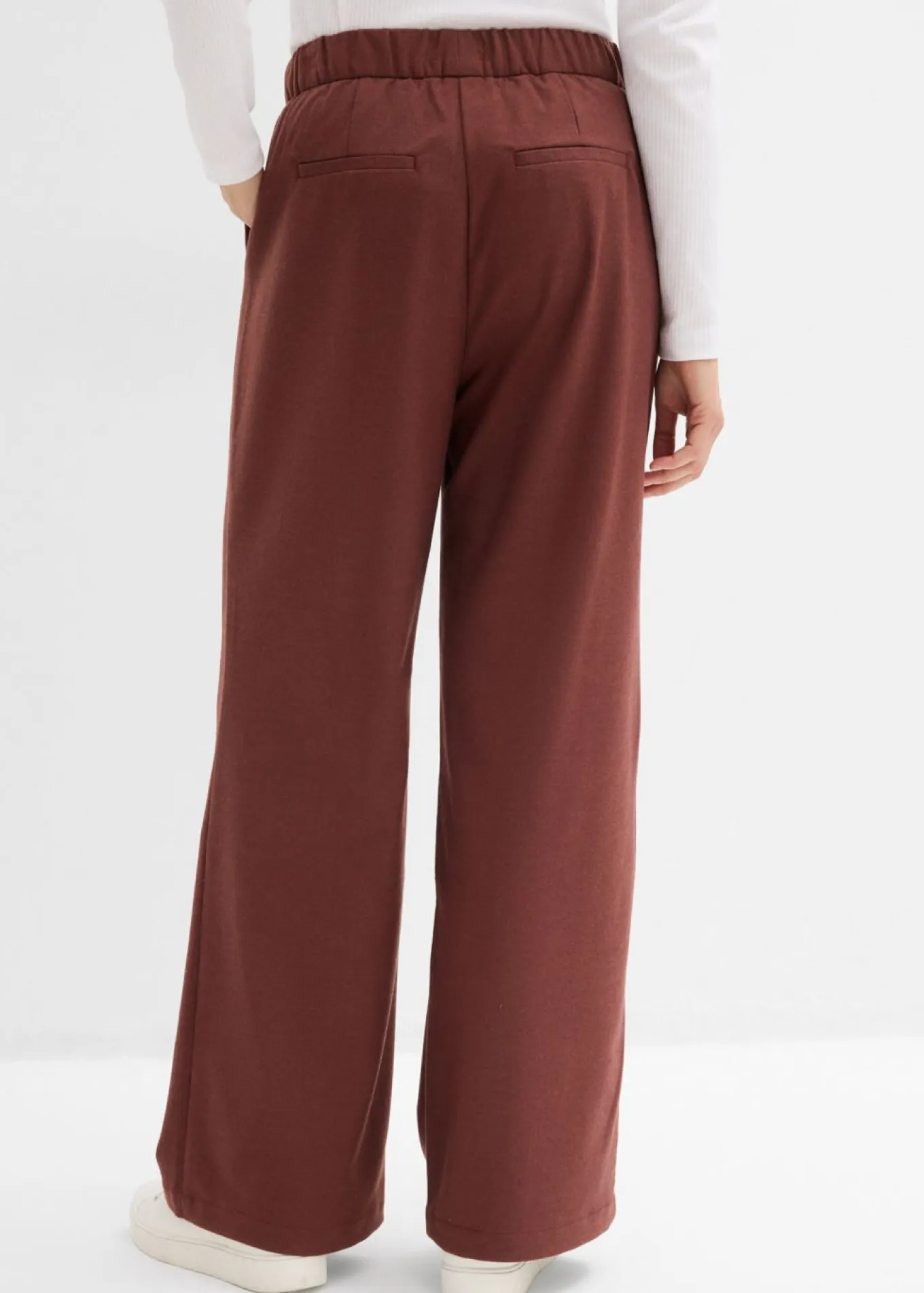 Pantalón Marlene con aspecto de lana