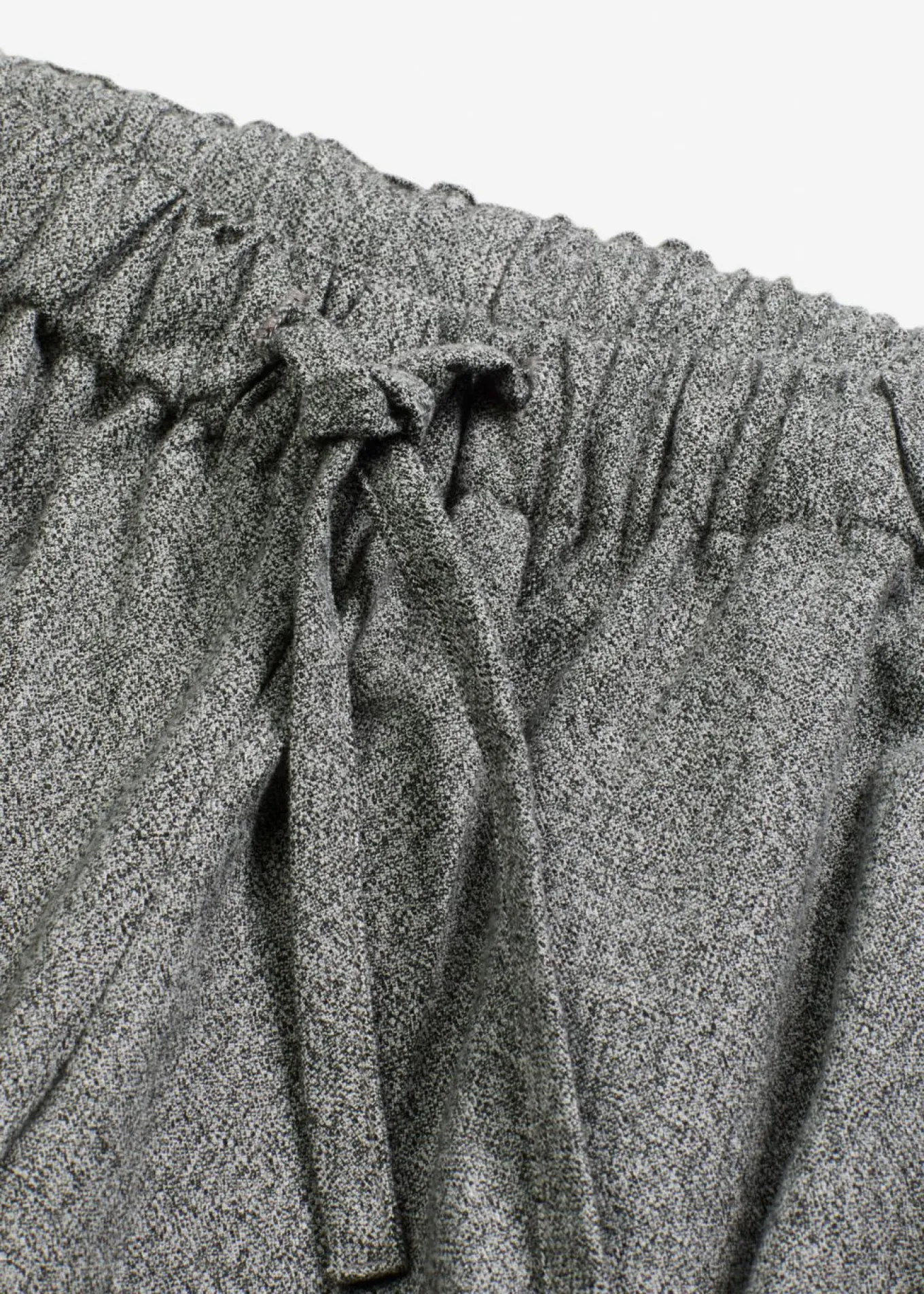 Pantalón palazzo con aspecto de lana