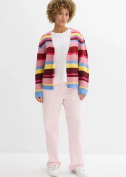 Pantalón palazzo con cinturilla cómoda y talle alto