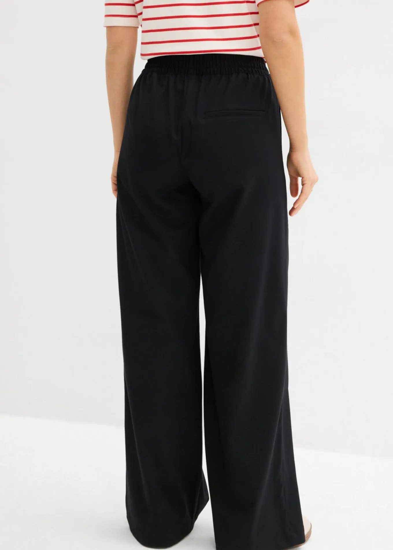 Pantalón palazzo con cintura cómoda