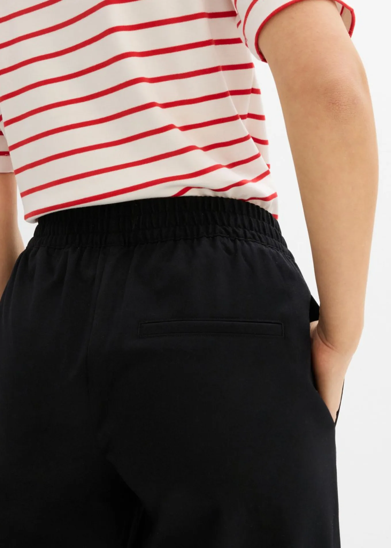 Pantalón palazzo con cintura cómoda