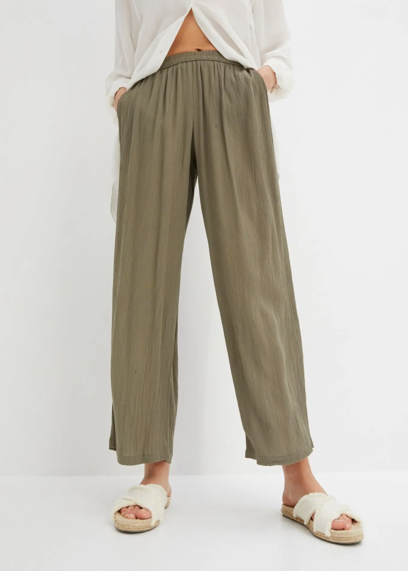 Pantalón Palazzo de viscosa suave
