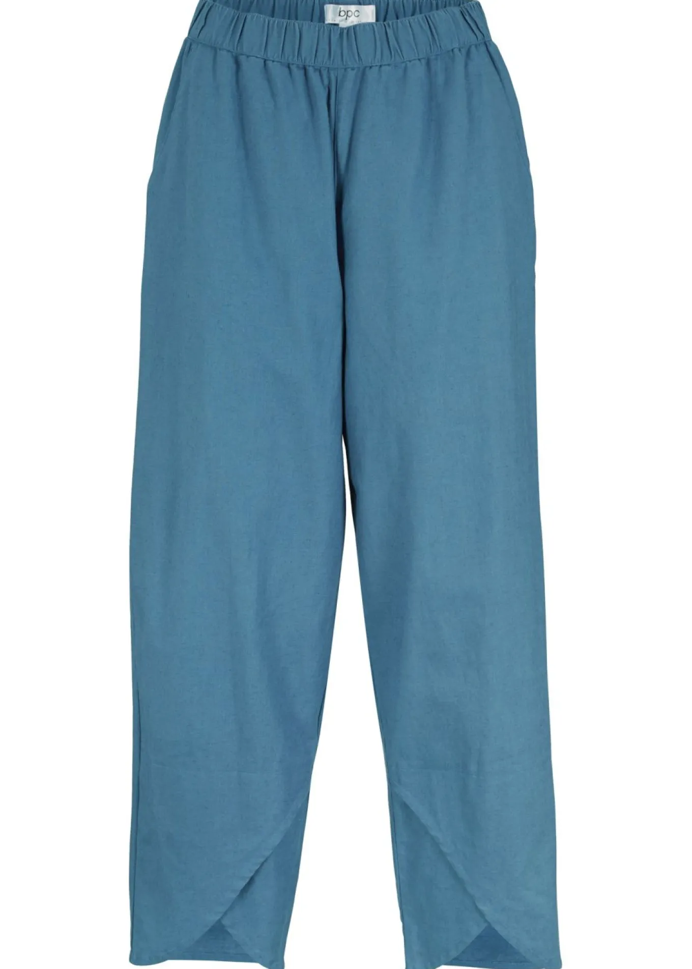 Pantalón pirata de mezcla de lino ligero