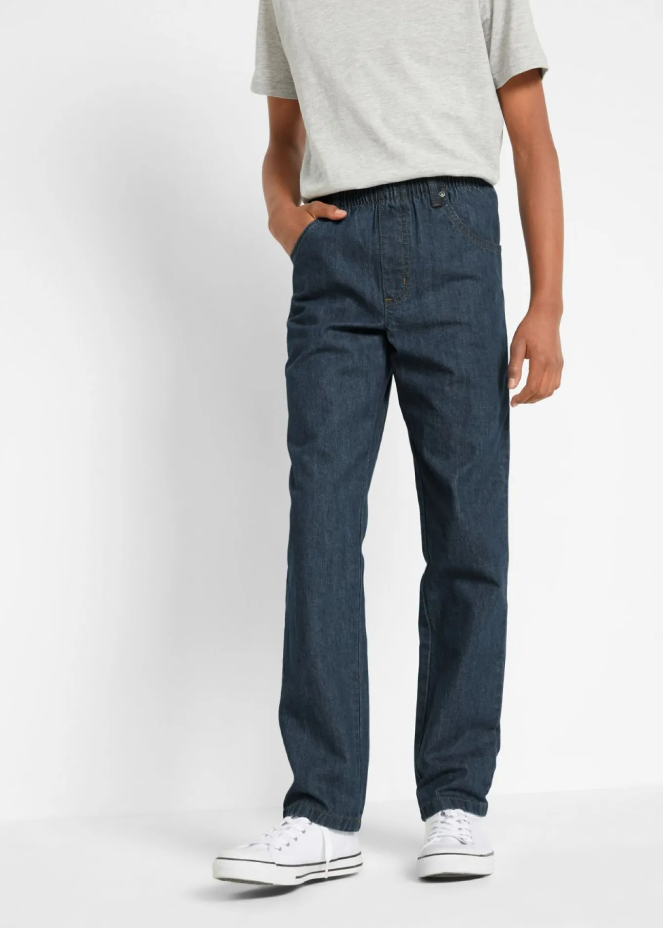 Pantalón sin cierre de algodón puro regular fit, straight (3 unidades)