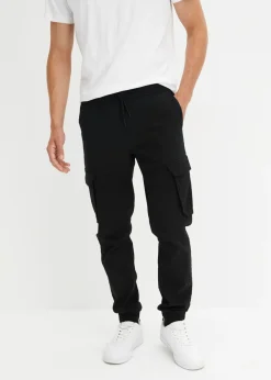 Pantalón sin cierre tipo cargo con recto y regular