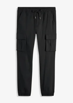 Pantalón sin cierre tipo cargo con recto y regular