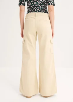 Pantalón tipo cargo de algodón puro
