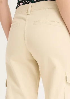 Pantalón tipo cargo de algodón puro