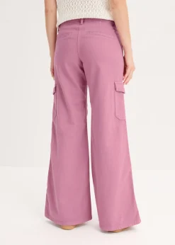 Pantalón tipo cargo de algodón puro