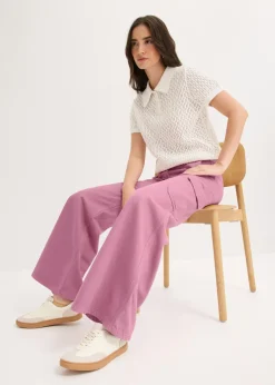 Pantalón tipo cargo de algodón puro