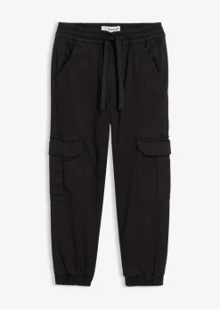 Pantalón térmico tipo cargo con corte regular y forro de punto