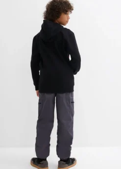 Pantalón térmico tipo cargo con corte holgado y forro de punto
