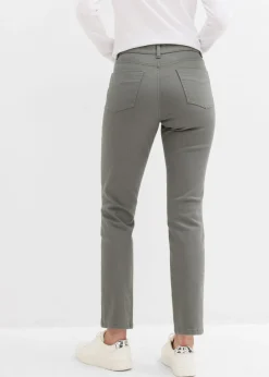 Pantalones acortados de sarga