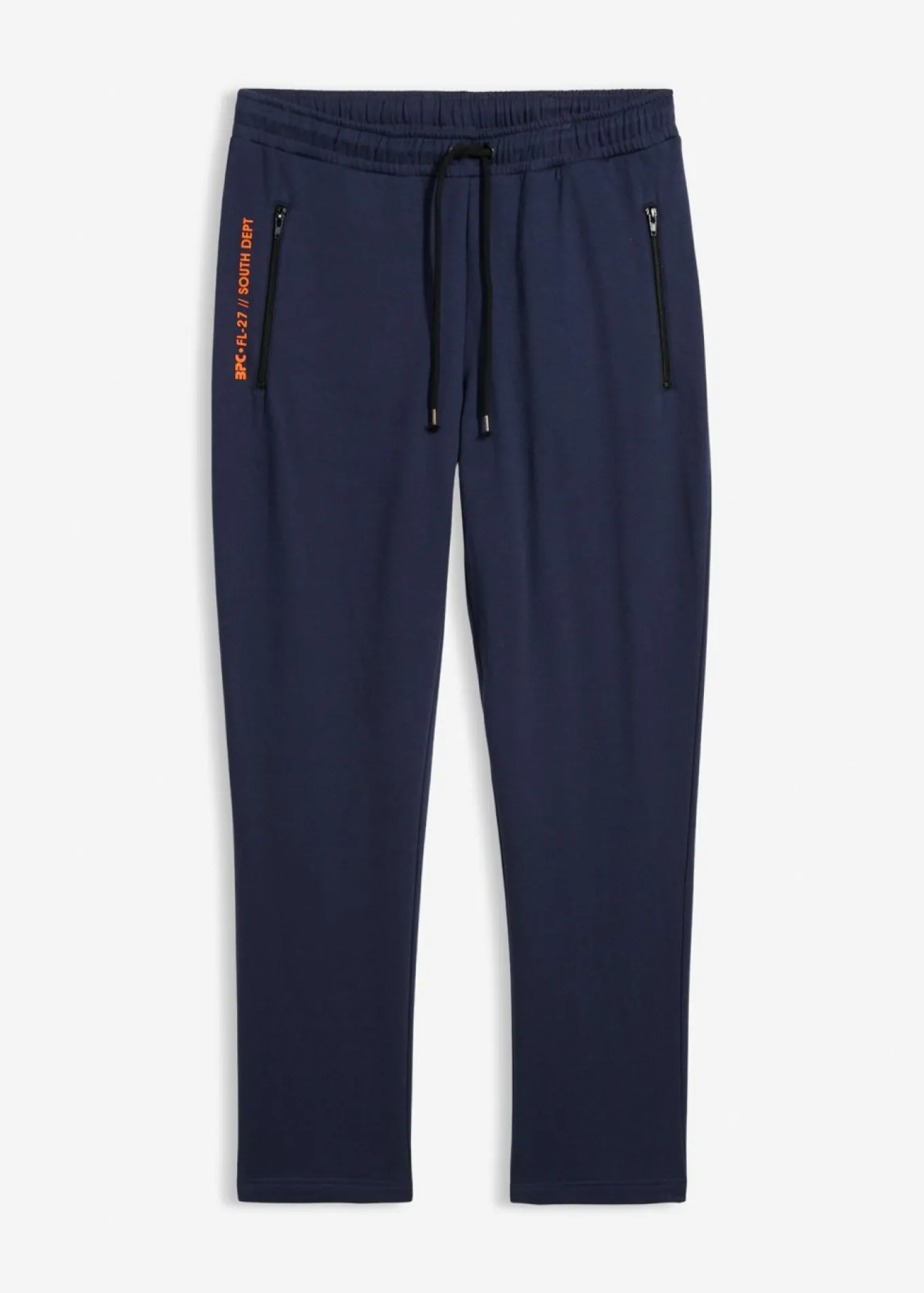 Pantalones de chándal con prácticos bolsillos con cremallera, confeccionados en algodón orgánico