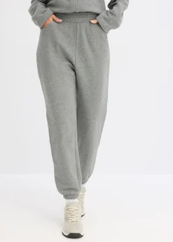 Pantalones de chándal con entrepierna extra ancha de algodón orgánico puro