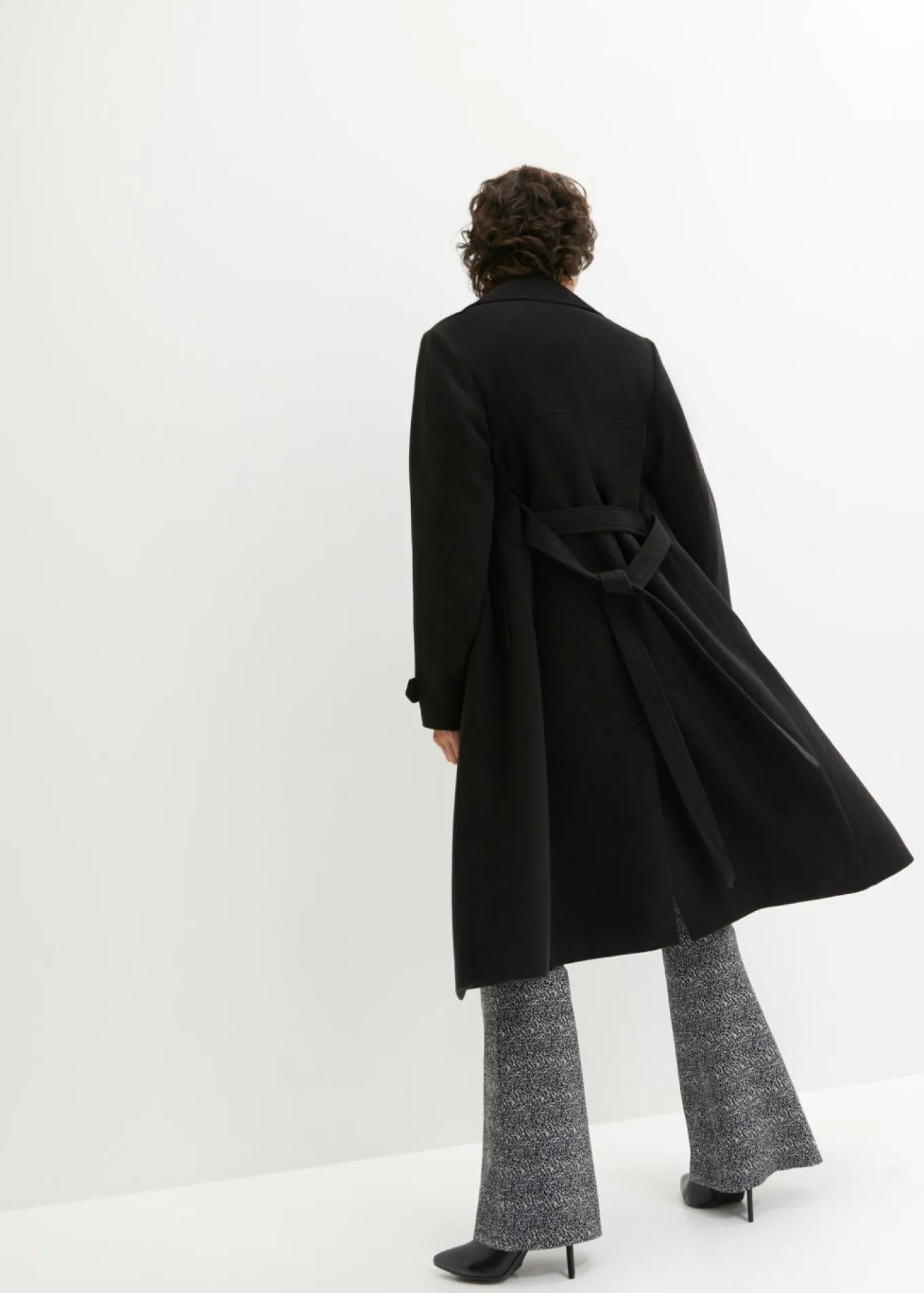 Parka de invierno con look de lana