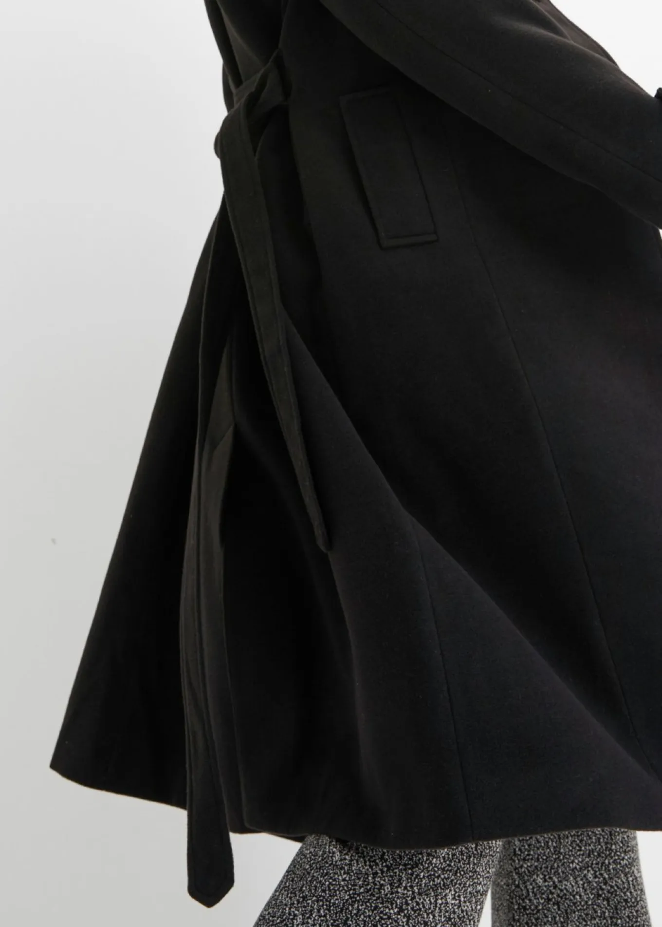 Parka de invierno con look de lana