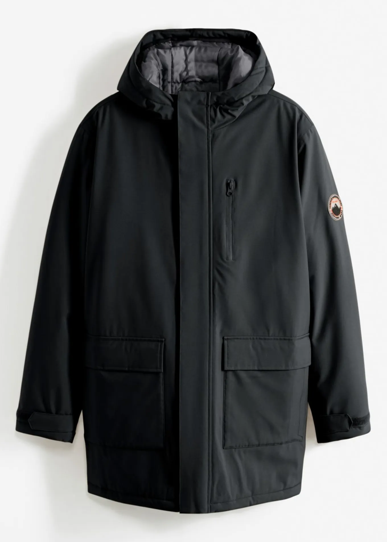Parka funcional impermeable con forro acolchado