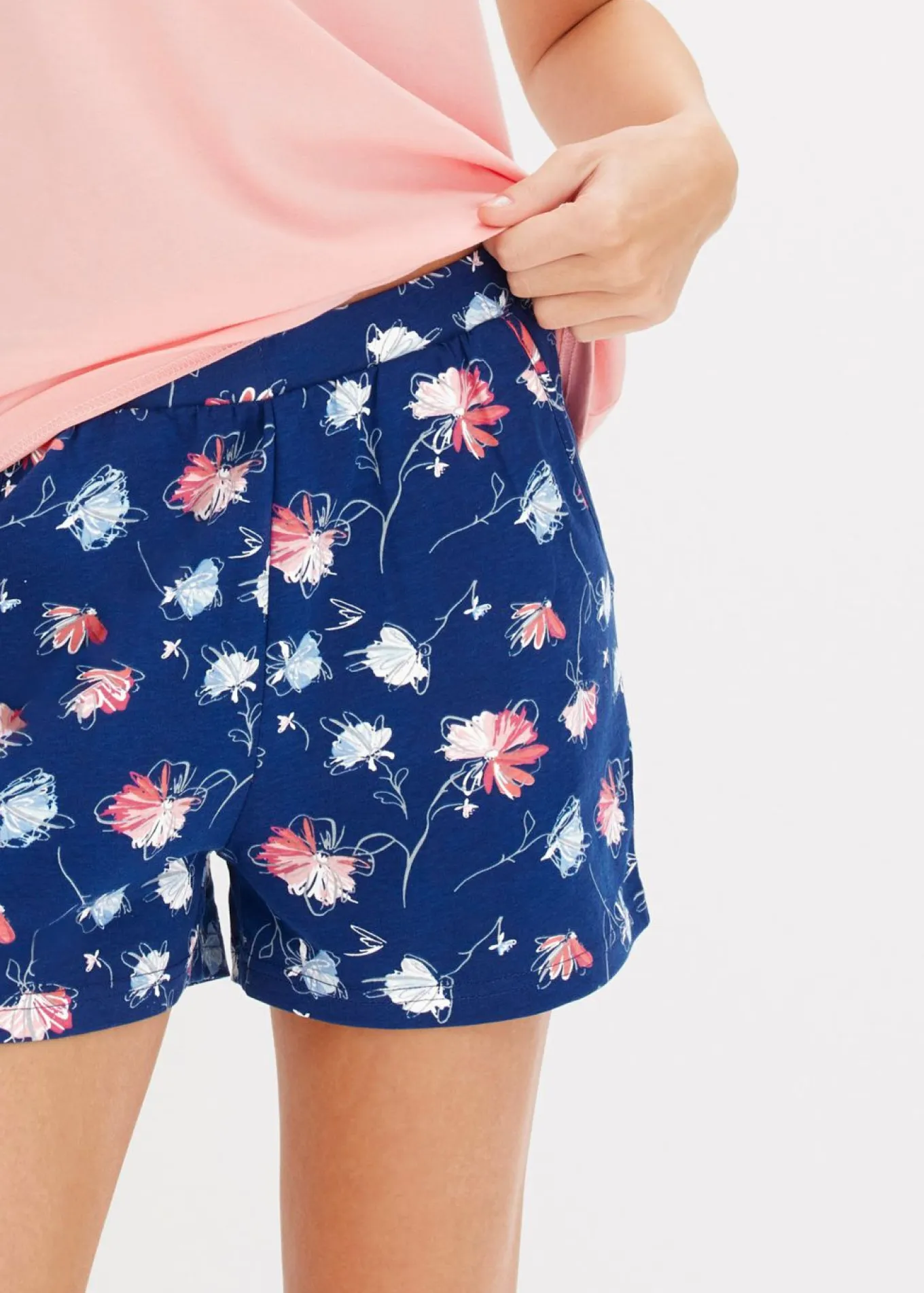 Pijama con pantalón corto