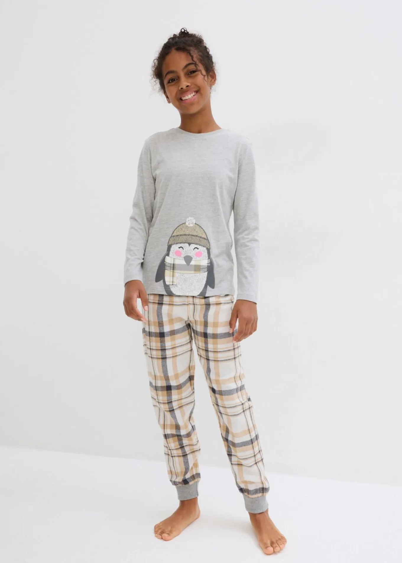 Pijama con pantalón de franela para niños (2 piezas)