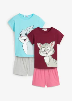 Pijama corto de algodón suave (2 unidades)