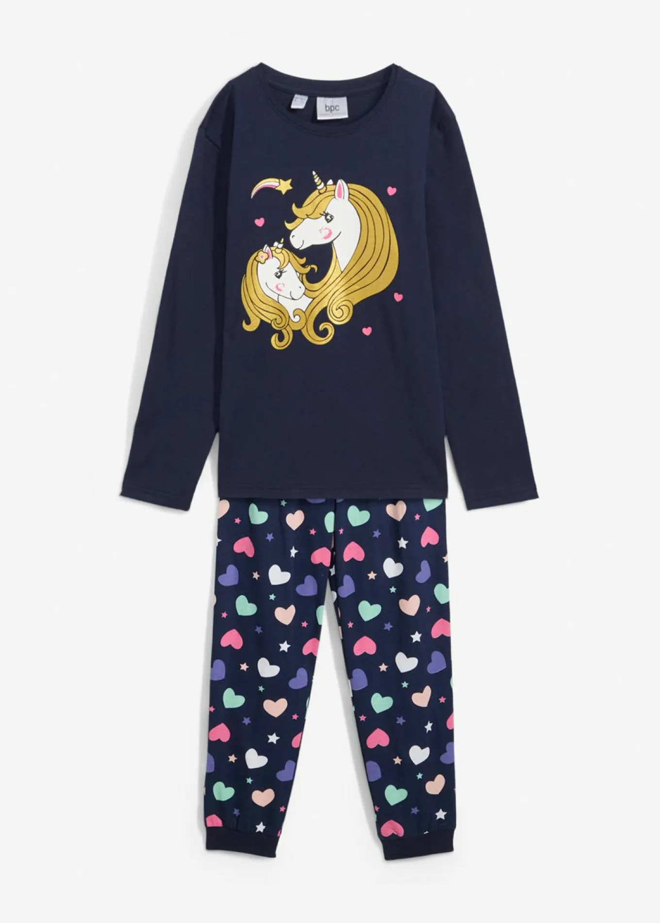 Pijama de algodón orgánico puro (2 piezas)