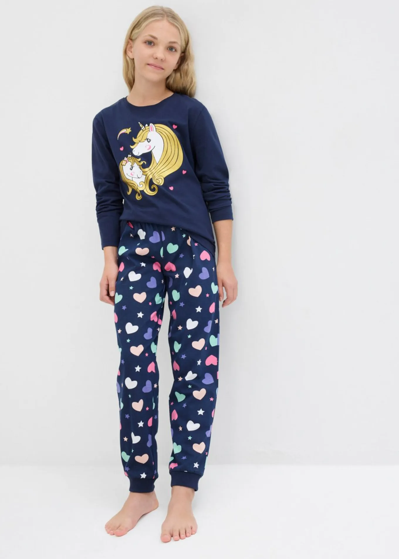 Pijama de algodón orgánico puro (2 piezas)