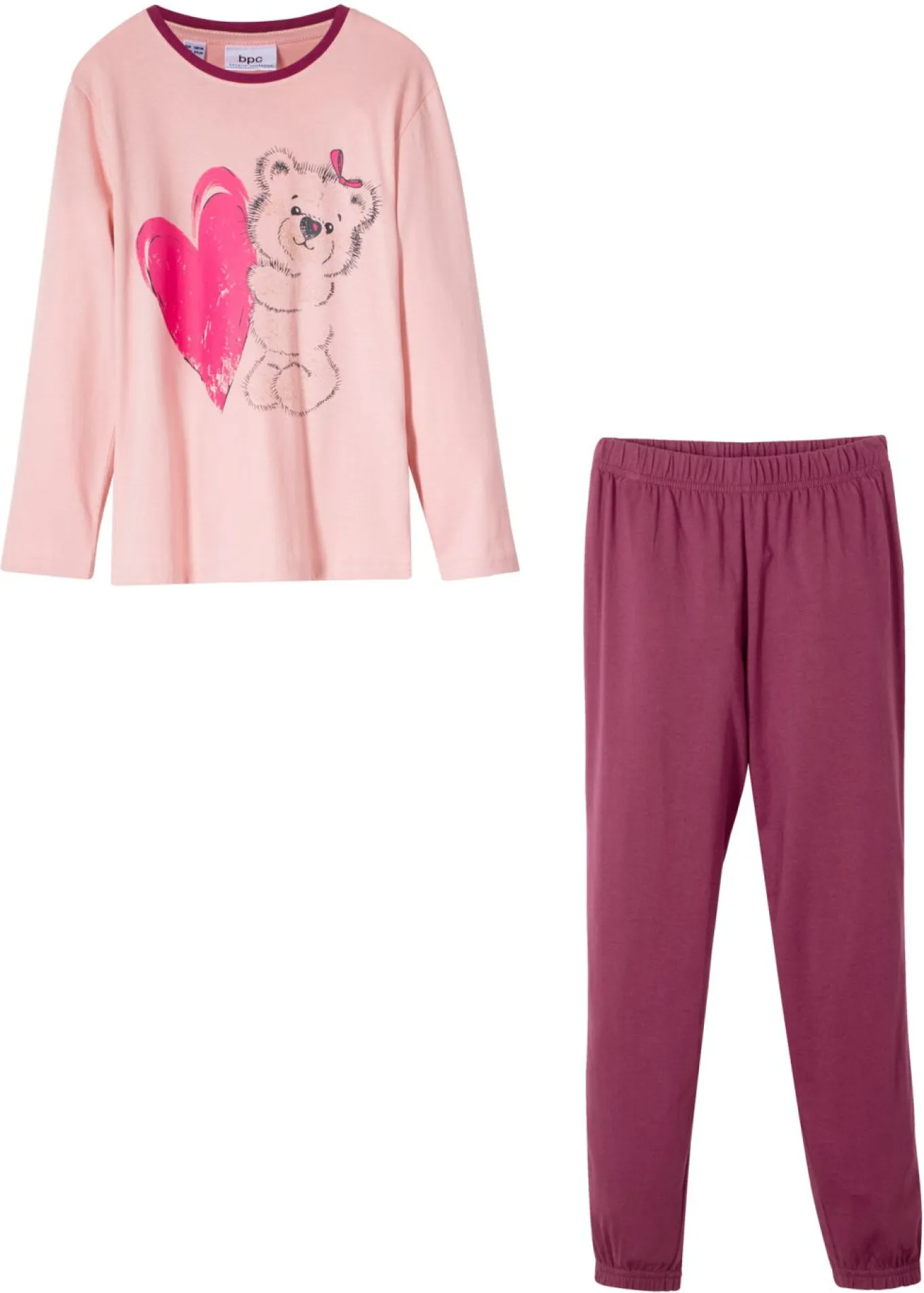 Pijama de algodón orgánico puro (2 piezas)