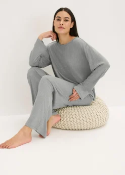 Pijama de suave punto pointelle