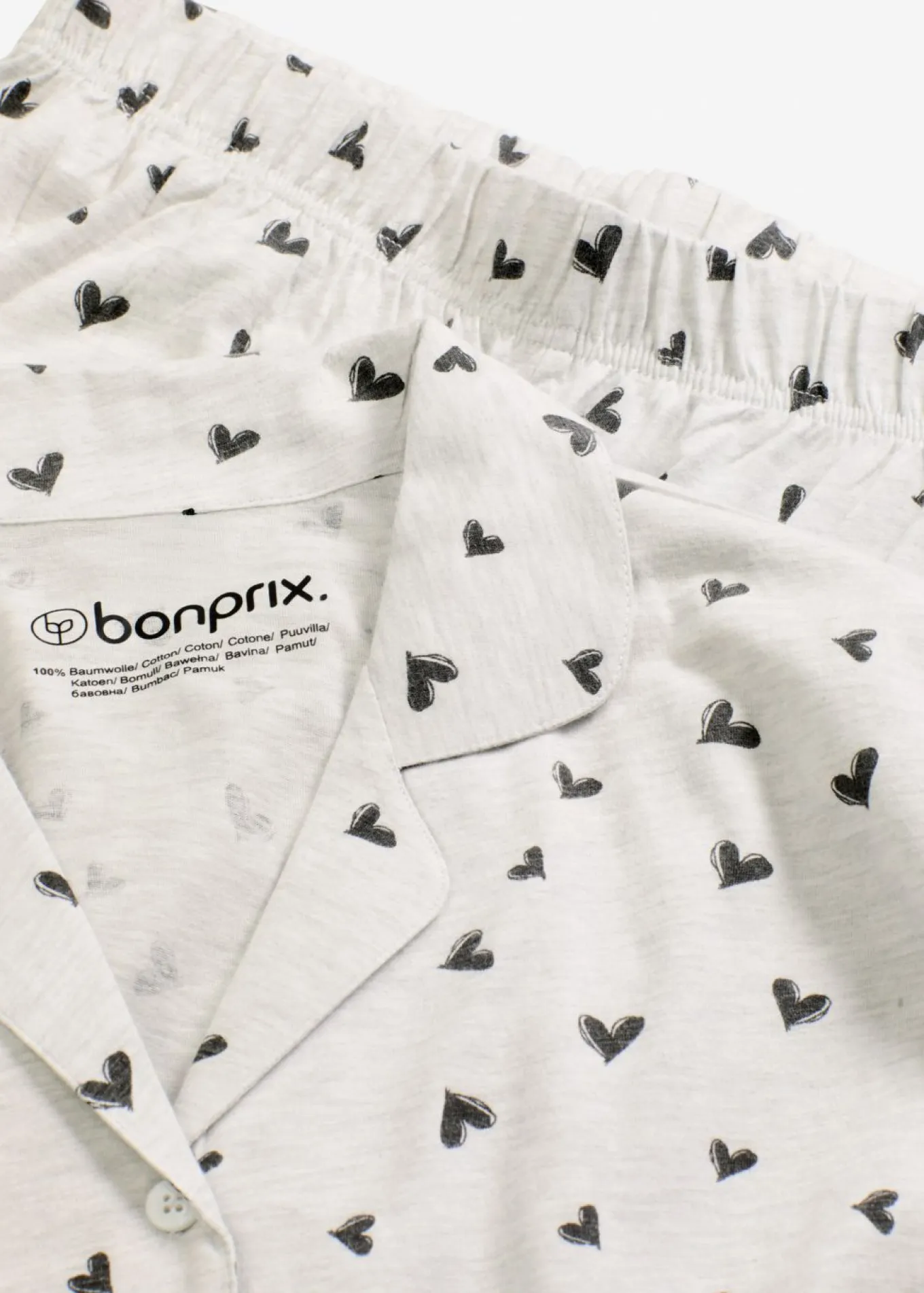 Pijama holgado con botones