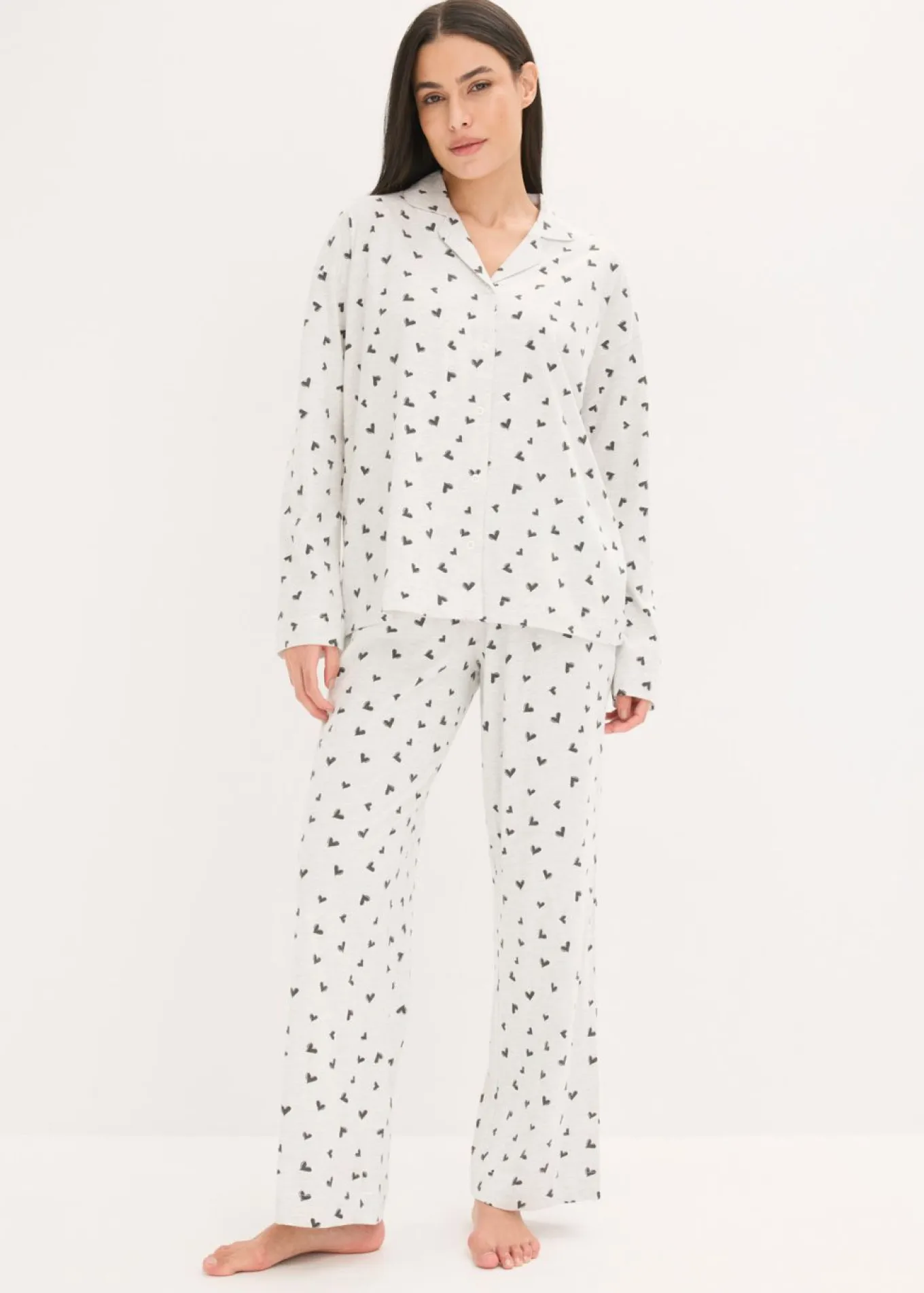 Pijama holgado con botones