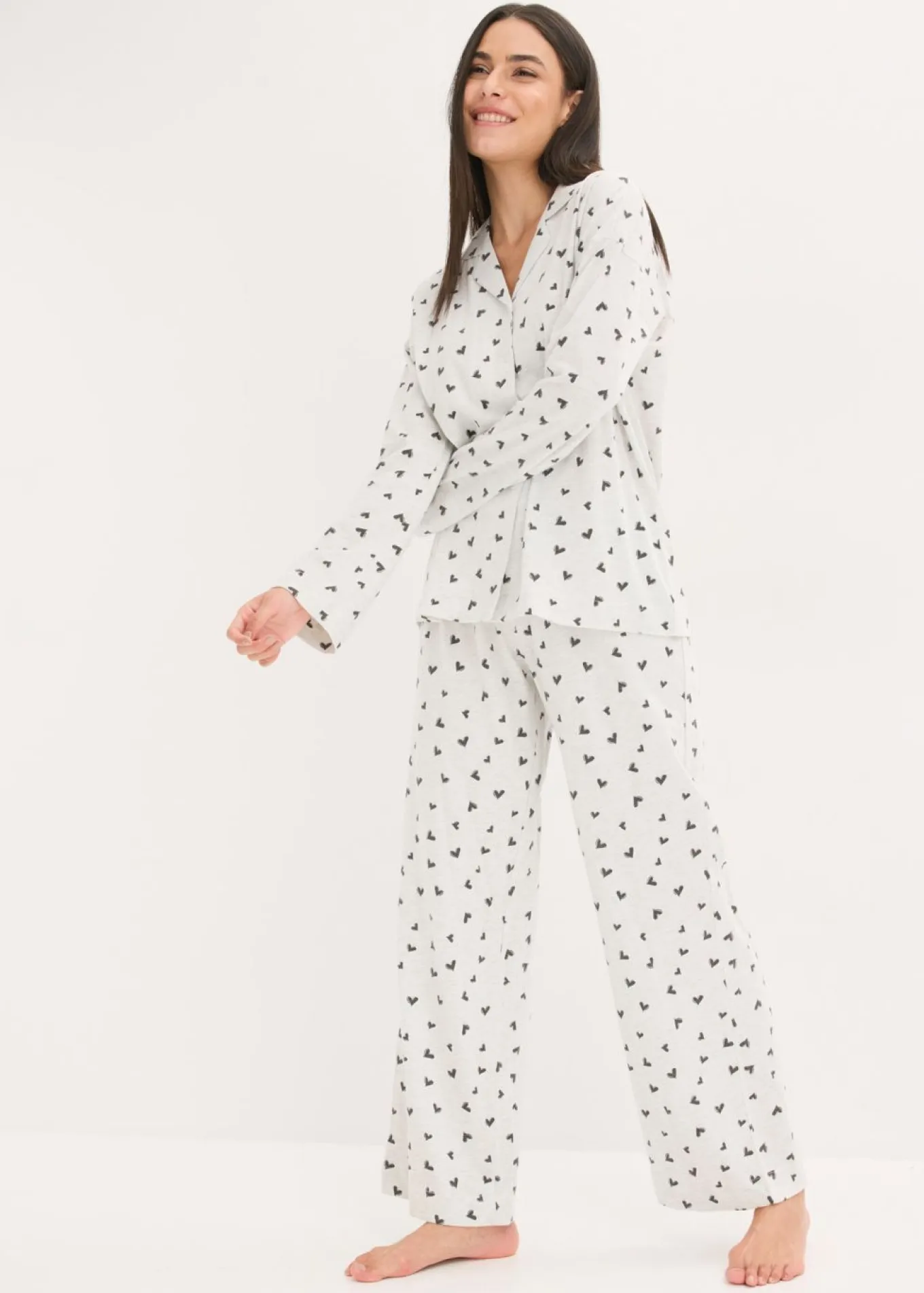 Pijama holgado con botones