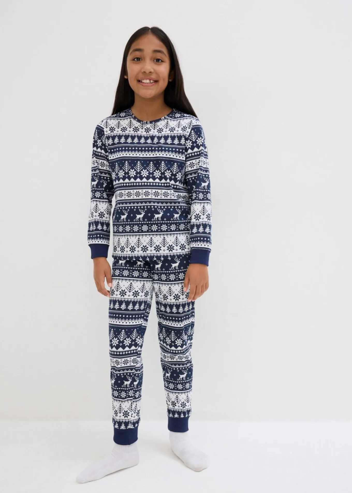 Pijama infantil de algodón orgánico puro (2 piezas)