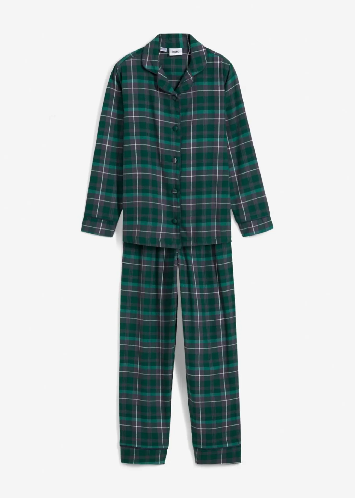 Pijama infantil de franela tejida (conjunto de 2 piezas)