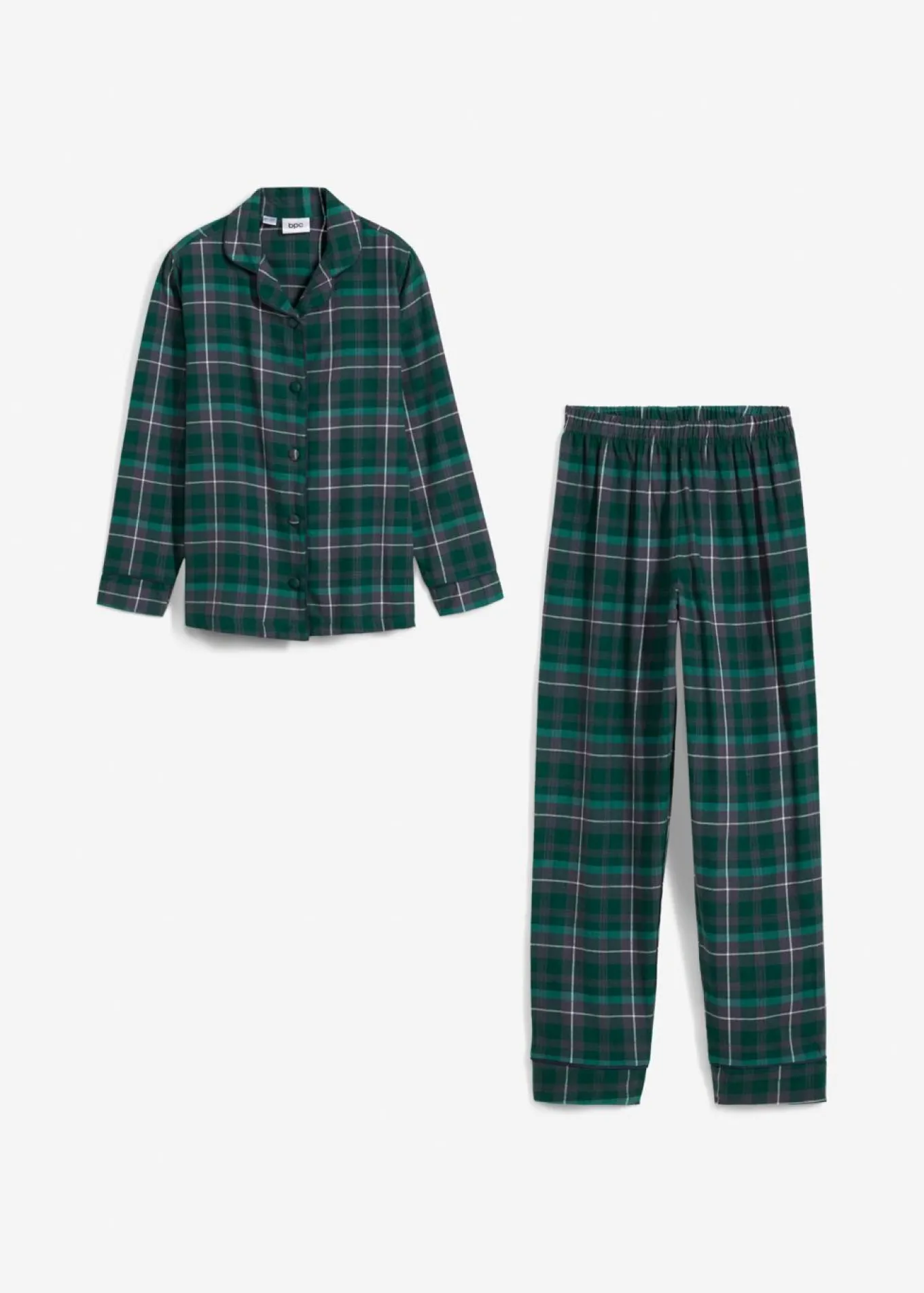Pijama infantil de franela tejida (conjunto de 2 piezas)