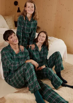 Pijama infantil de franela tejida (conjunto de 2 piezas)