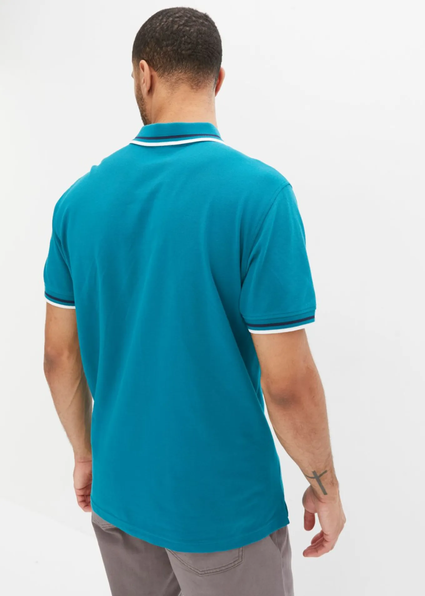Polo de piqué de algodón puro (2 unidades)