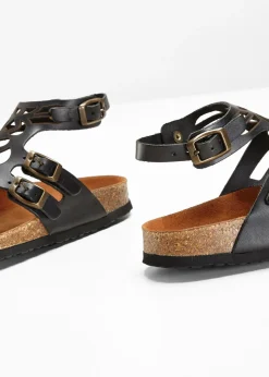 Sandalias de piel