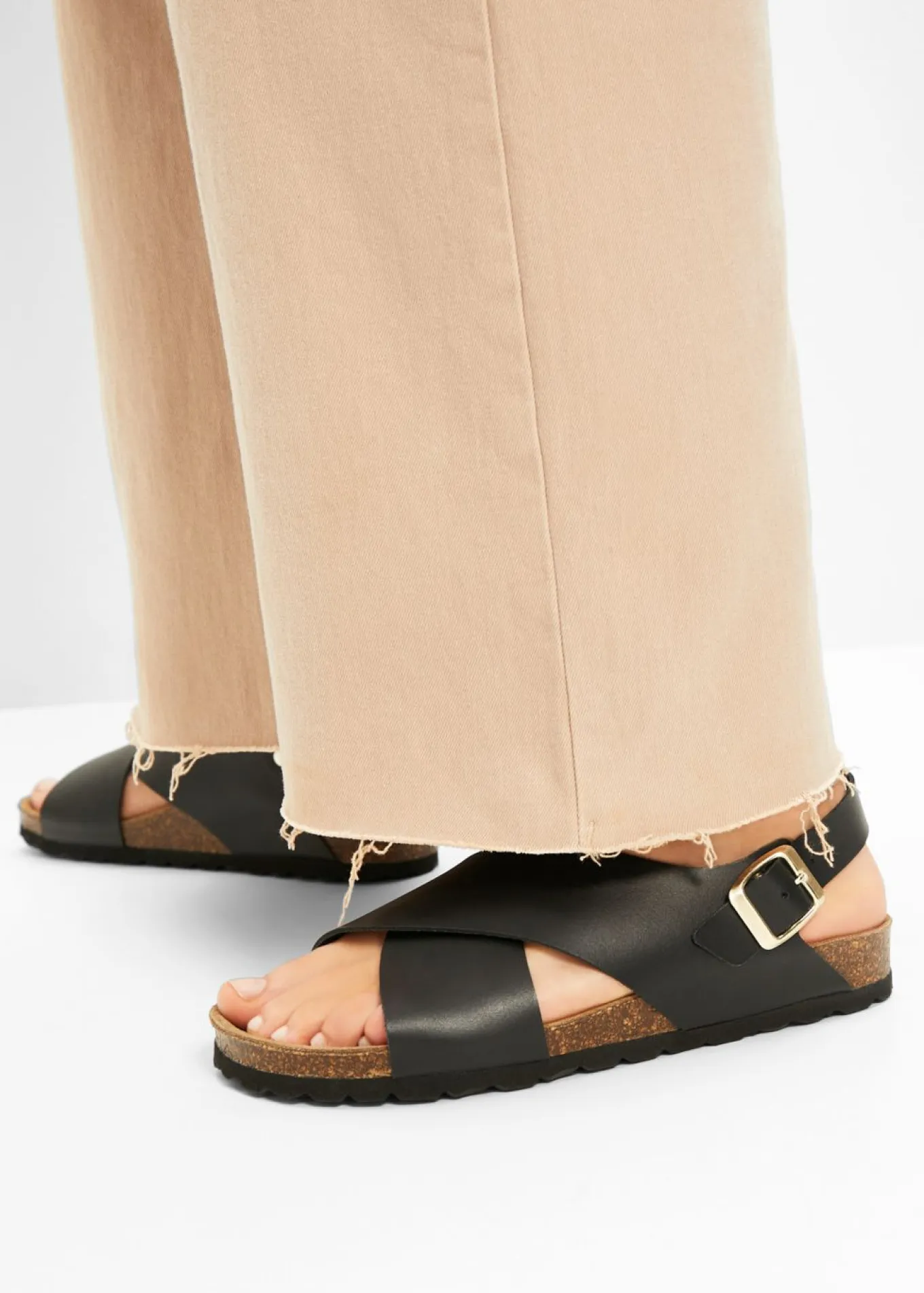 Sandalias de piel