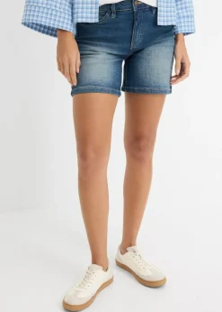 Shorts vaqueros, slim fit, mid waist, 2 unidades