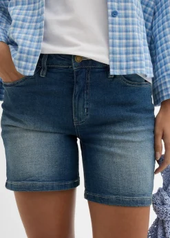 Shorts vaqueros, slim fit, mid waist, 2 unidades