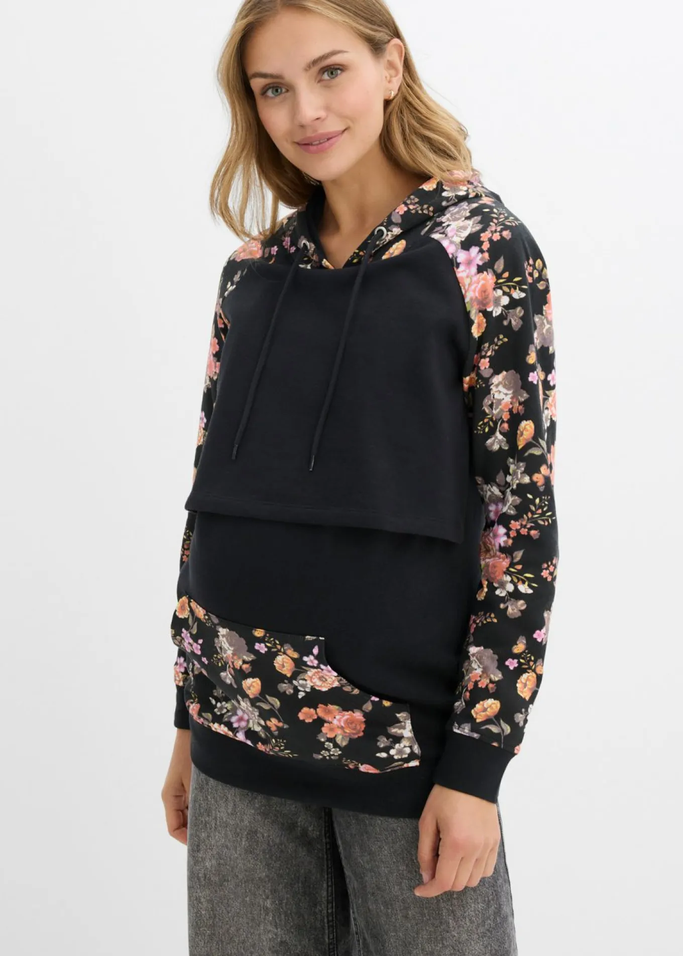 Suave sudadera premamá/de lactancia 2 en 1