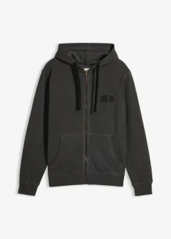 Sudadera con capucha con efecto desgastado
