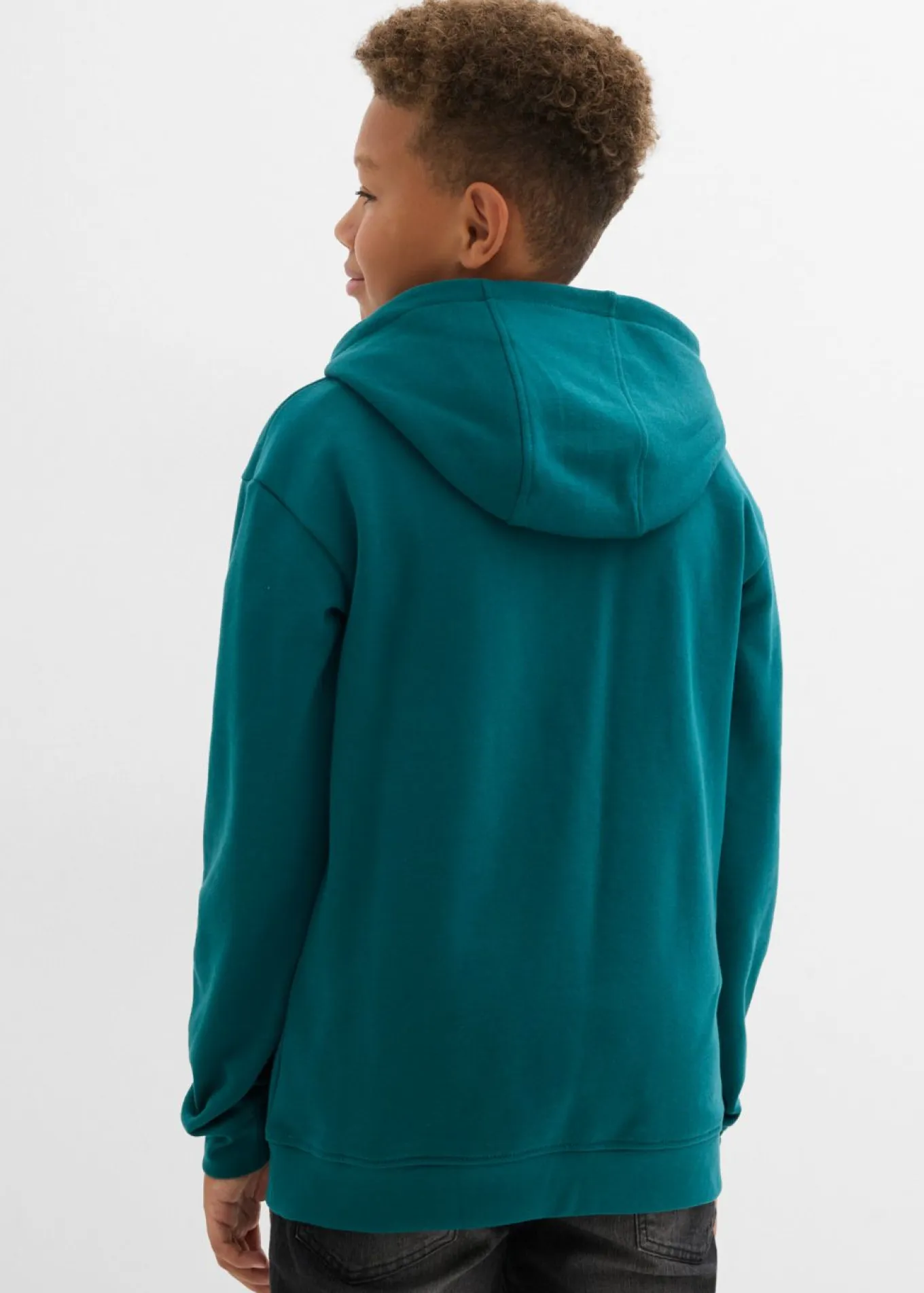 Sudadera con capucha en suave mezcla de algodón
