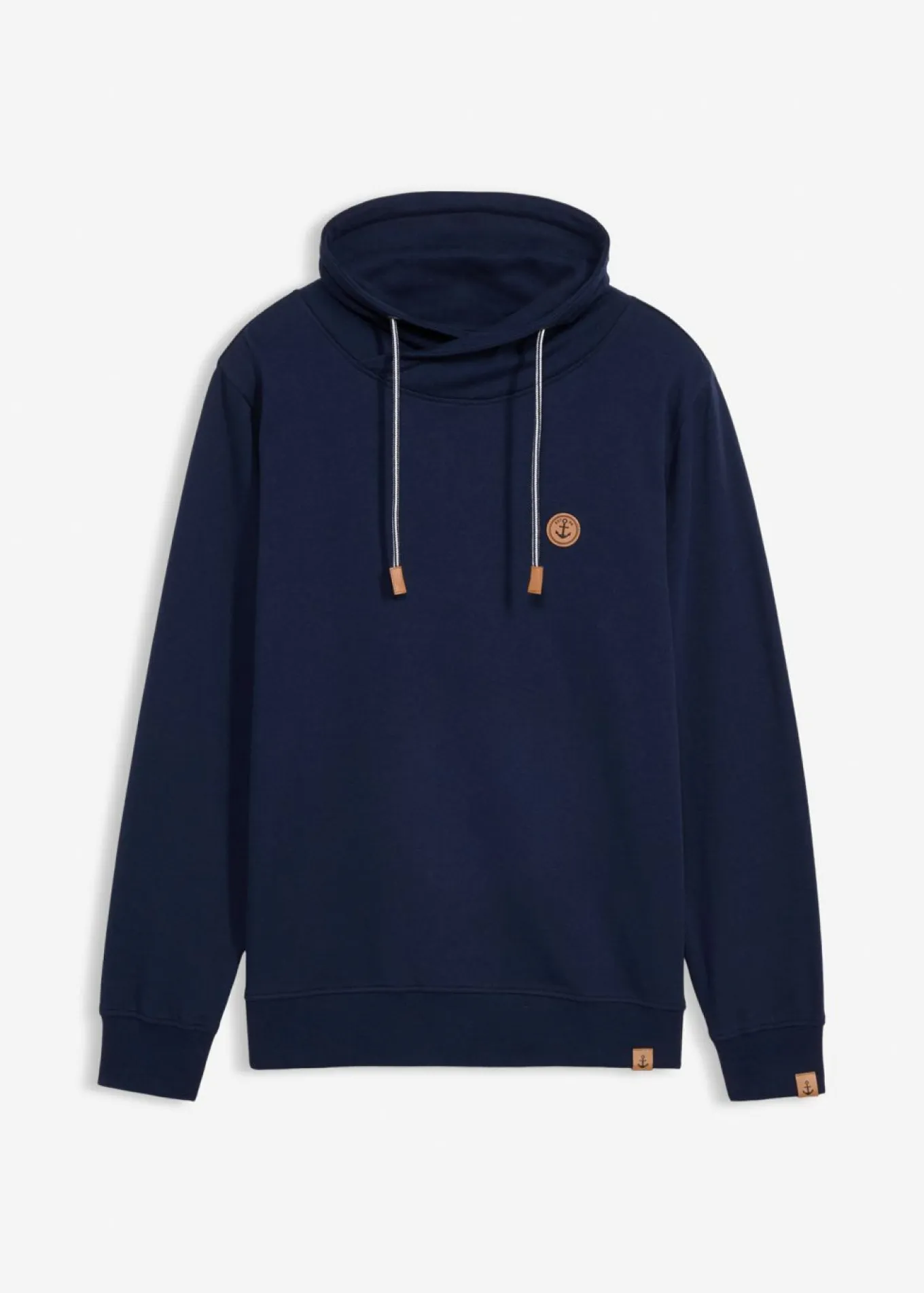 Sudadera con cuello tipo chal