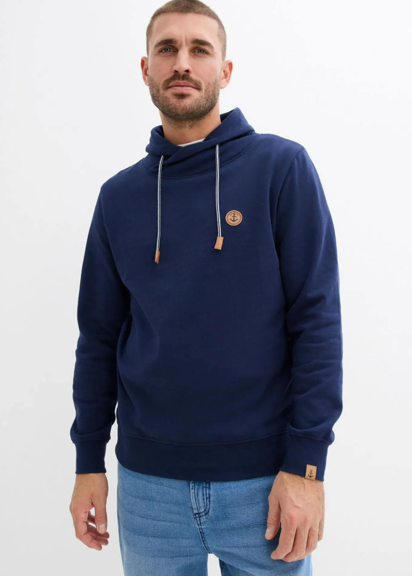 Sudadera con cuello tipo chal