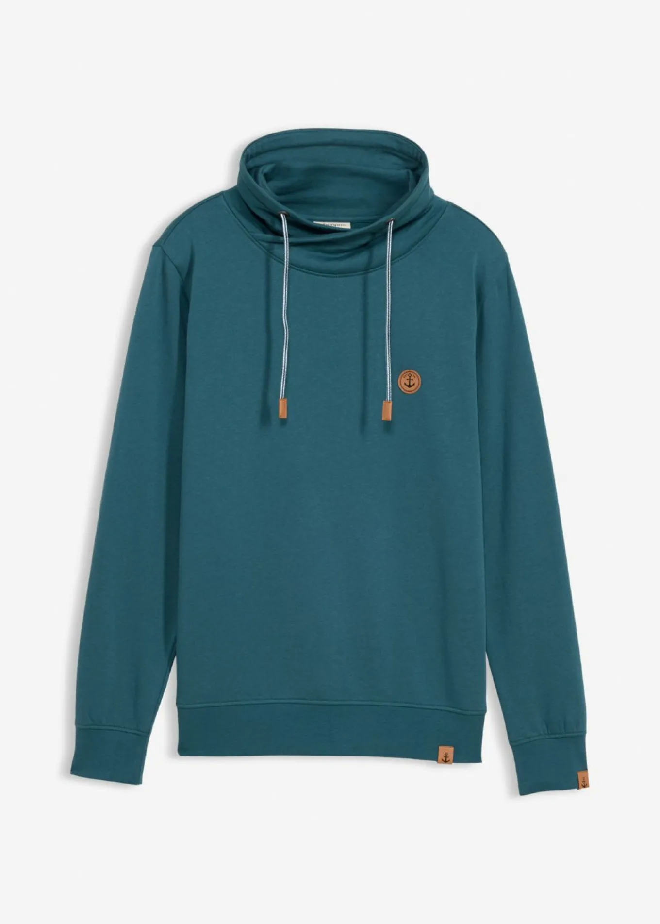 Sudadera con cuello tipo chal