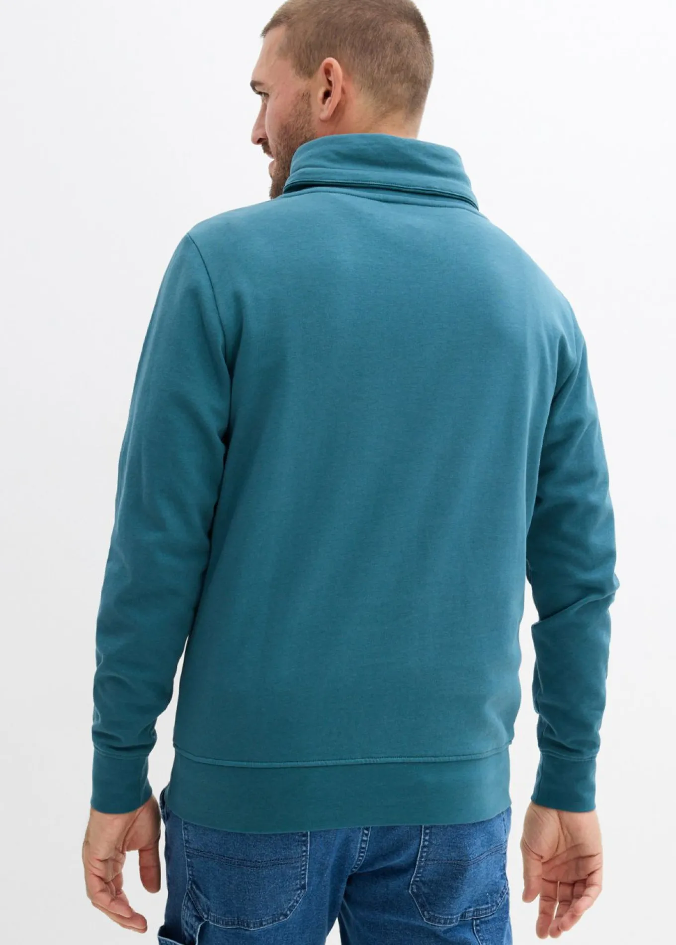 Sudadera con cuello tipo chal