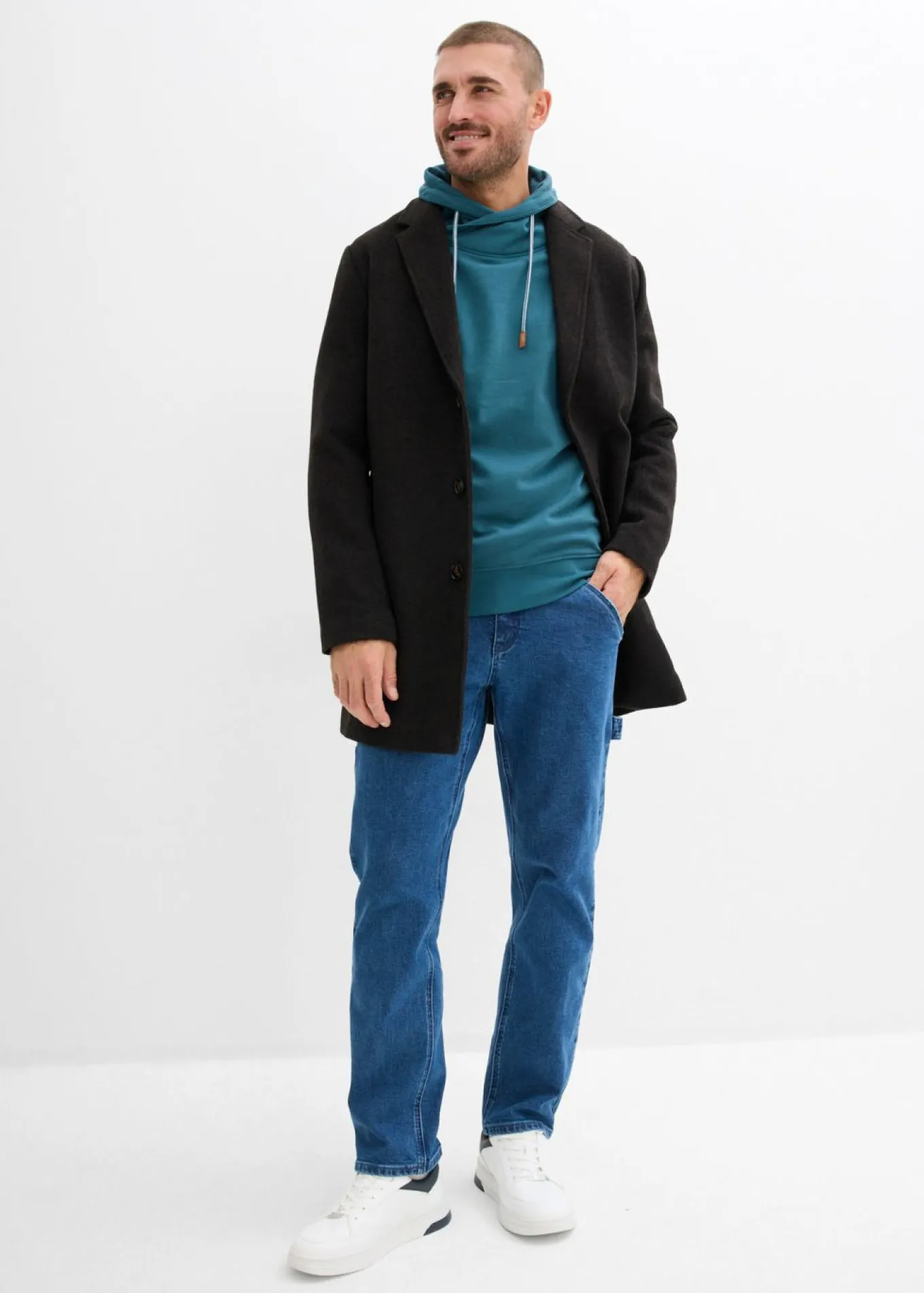Sudadera con cuello tipo chal